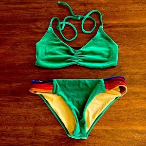 Aviator Nation Velour Swim Set